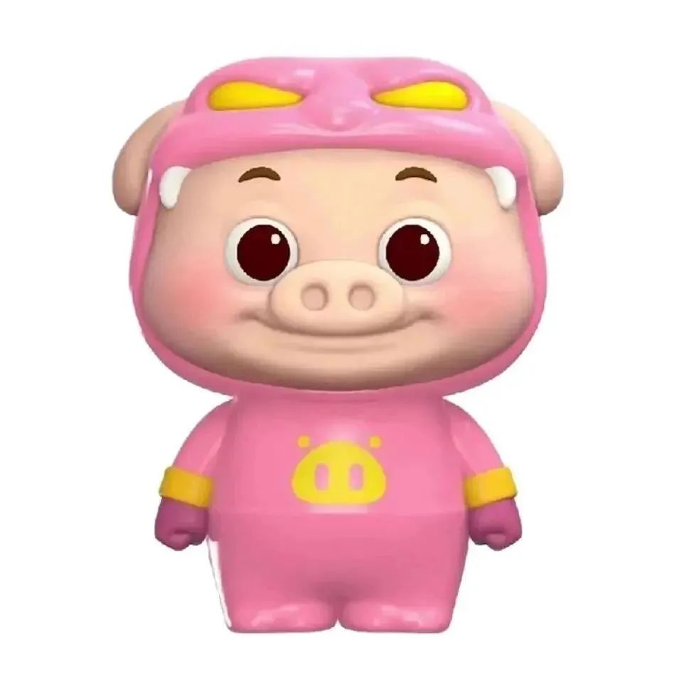 粉粉嫩嫩超可爱的猪猪侠头像，萌翻你的心 五彩猪猪侠头像 | 超级棒棒糖，披着彩虹的光芒表情包图片gif动图 - 求表情网,斗图从此不求人!