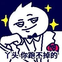 可爱卡通人物邪魅一笑,配文“丫头你跑不掉的”很魔性 稳定发癫表情包表情包图片gif动图 - 求表情网,斗图从此不求人!