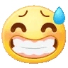 尴尬又不失礼貌的微笑,额角汗珠尽显无奈 抖音表情包丨小黄豆小黄脸合集表情包图片gif动图 - 求表情网,斗图从此不求人!