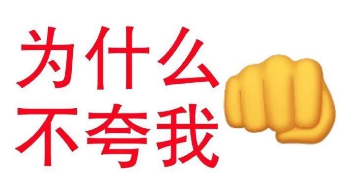 《为什么不夸我》——带拳头表情的傲娇式求夸表情包 纯文字表情包大合集表情包图片gif动图 - 求表情网,斗图从此不求人!