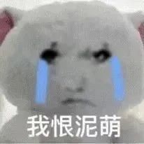 我恨 可爱卡通人物满脸委屈带泪，配文“我恨”尽显悲伤难过表情包图片gif动图 - 求表情网,斗图从此不求人!