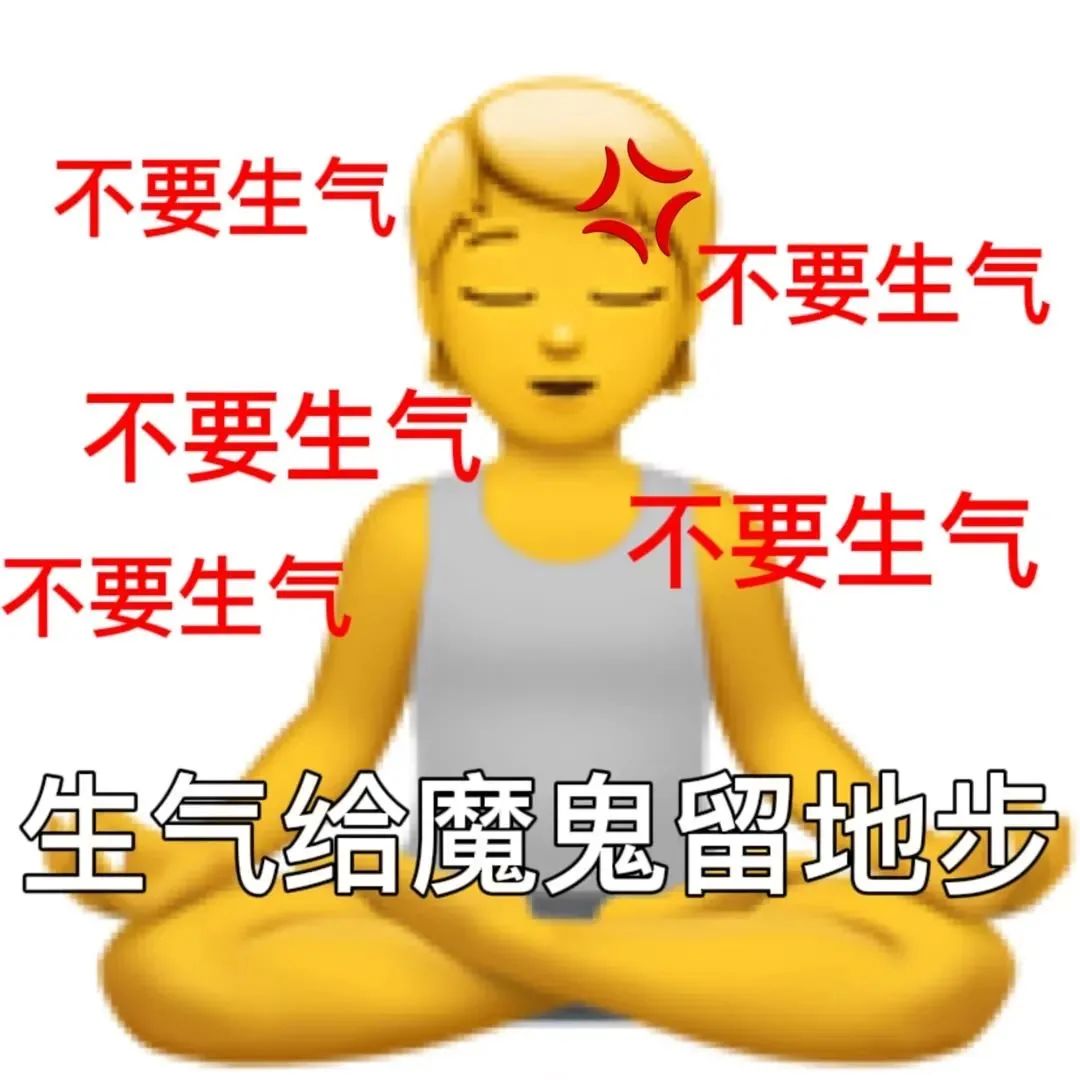 不要生气”表情包:盘腿打坐默念,生气只会给魔鬼留地步》 表情包|女人 你成功引起了我的注意表情包图片gif动图 - 求表情网,斗图从此不求人!