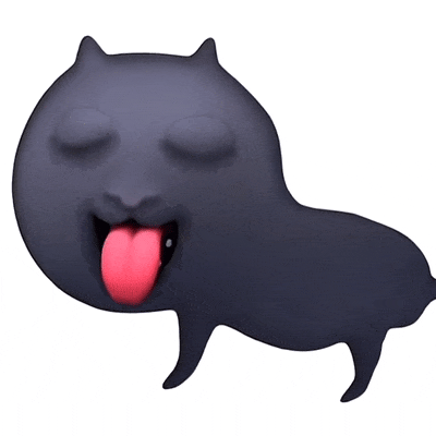 黑色卡通猫咪吐着红舌头,表情滑稽可爱 100张抖音黑脸猫表情包(可保存)表情包图片gif动图 - 求表情网,斗图从此不求人!