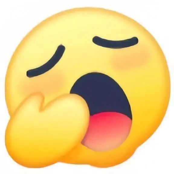 困到打哈欠的可爱小黄脸，尽显慵懒疲惫感 抽象表情包：给我滚表情包图片gif动图 - 求表情网,斗图从此不求人!