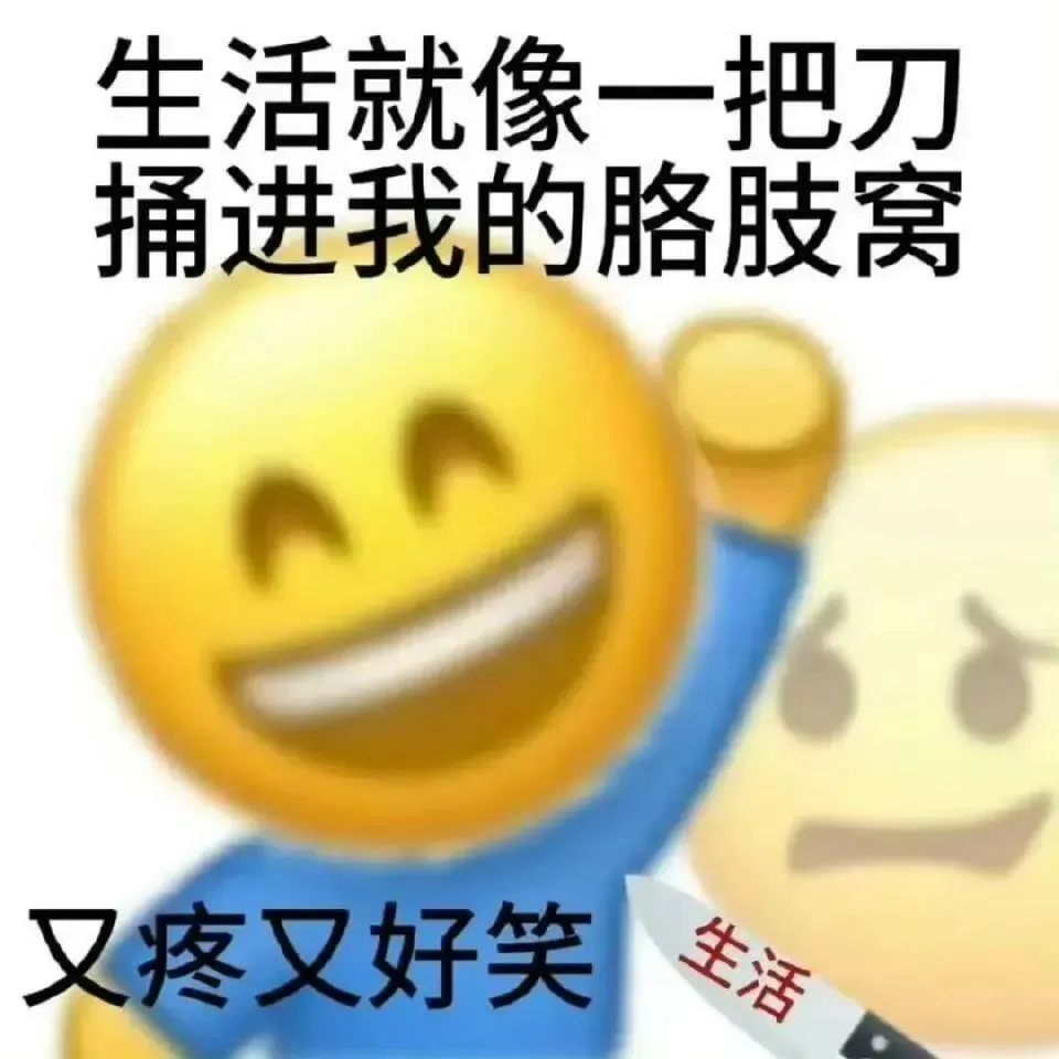 《生活就像一把刀捅进我腋窝,又疼又好笑的真实写照》 存一些抽象表情包(27张)表情包图片gif动图 - 求表情网,斗图从此不求人!