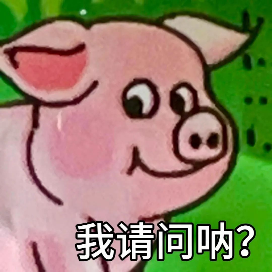 可爱小猪面带微笑,配文“我请问呐?”,俏皮又可爱的表情包 表情包丨 gogogo 出发咯表情包图片gif动图 - 求表情网,斗图从此不求人!