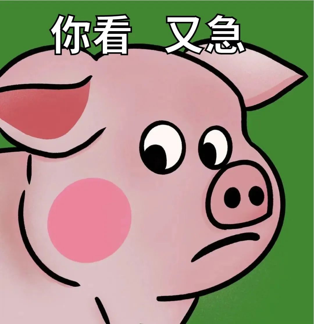 可爱小猪表情图,配文“你看 又急”,尽显无奈与焦急 粉红火腿猪表情包|你P的U最A表情包图片gif动图 - 求表情网,斗图从此不求人!
