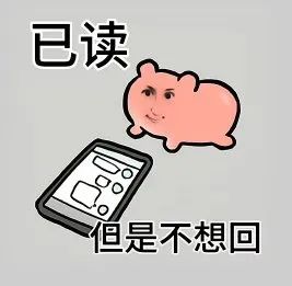 《已读但是不想回》,可爱小猪形象演绎社交中的常见状态 表情包 | 哥哥不会怪我吧表情包图片gif动图 - 求表情网,斗图从此不求人!