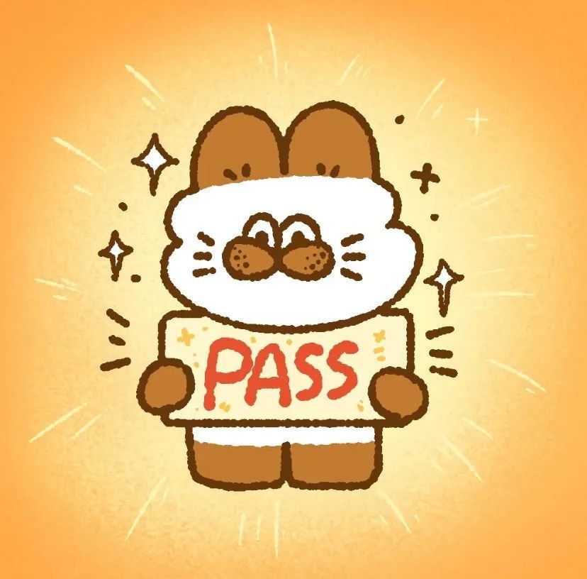 可爱卡通小兔举着“PASS”牌 萌趣头像来袭 男女头像|40张超好看的微信头像表情包图片gif动图 - 求表情网,斗图从此不求人!