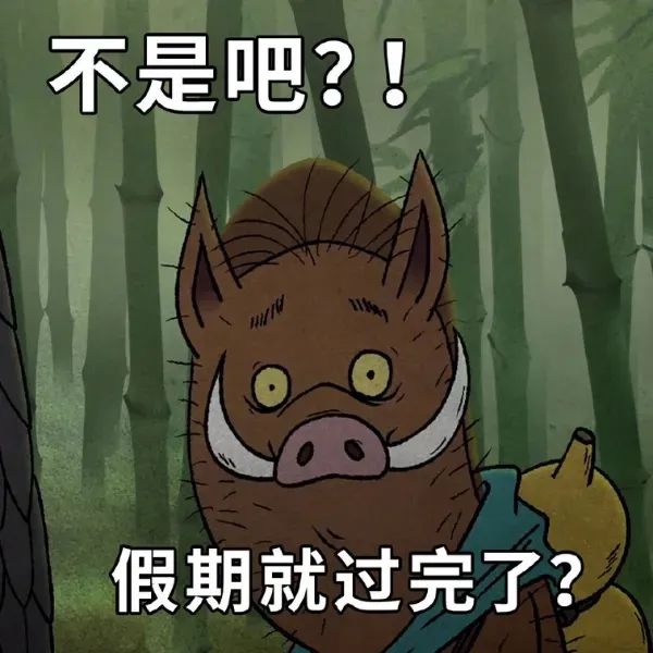“不是吧?!假期就过完了?”野猪表情超有共鸣 浪浪山小妖怪表情包合集表情包图片gif动图 - 求表情网,斗图从此不求人!