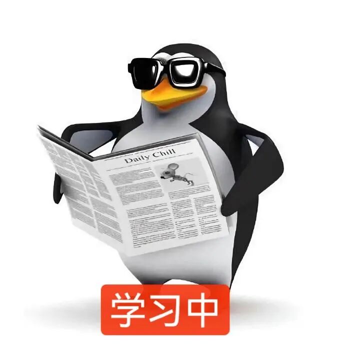 墨镜企鹅读报“Daily Chill”，专注沉浸式学习中 墨镜企鹅表情包表情包图片gif动图 - 求表情网,斗图从此不求人!