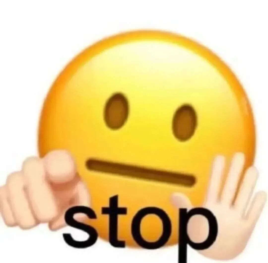 小黄脸配指停手势+stop,严肃示意停止 带字小黄脸表情包静态版表情包图片gif动图 - 求表情网,斗图从此不求人!