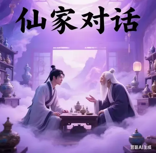 仙家对话：仙雾缭绕中老少仙人对坐交谈 仙家对话道教道士图片动图gif动态表情包合集（170张）表情包图片gif动图 - 求表情网,斗图从此不求人!