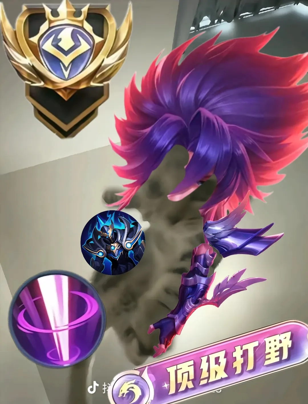 王者荣耀顶级打野魔性拼接，段位技能buff全拉满 王者飞天小猫P图片表情包合集（70张）表情包图片gif动图 - 求表情网,斗图从此不求人!