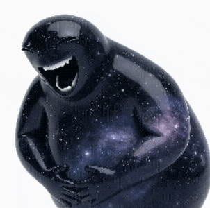 星空纹理胖萌形象开怀大笑,双手抚腹尽显欢乐态 邪恶抽象奶龙图片动图gif动态表情包合集(33张)表情包图片gif动图 - 求表情网,斗图从此不求人!