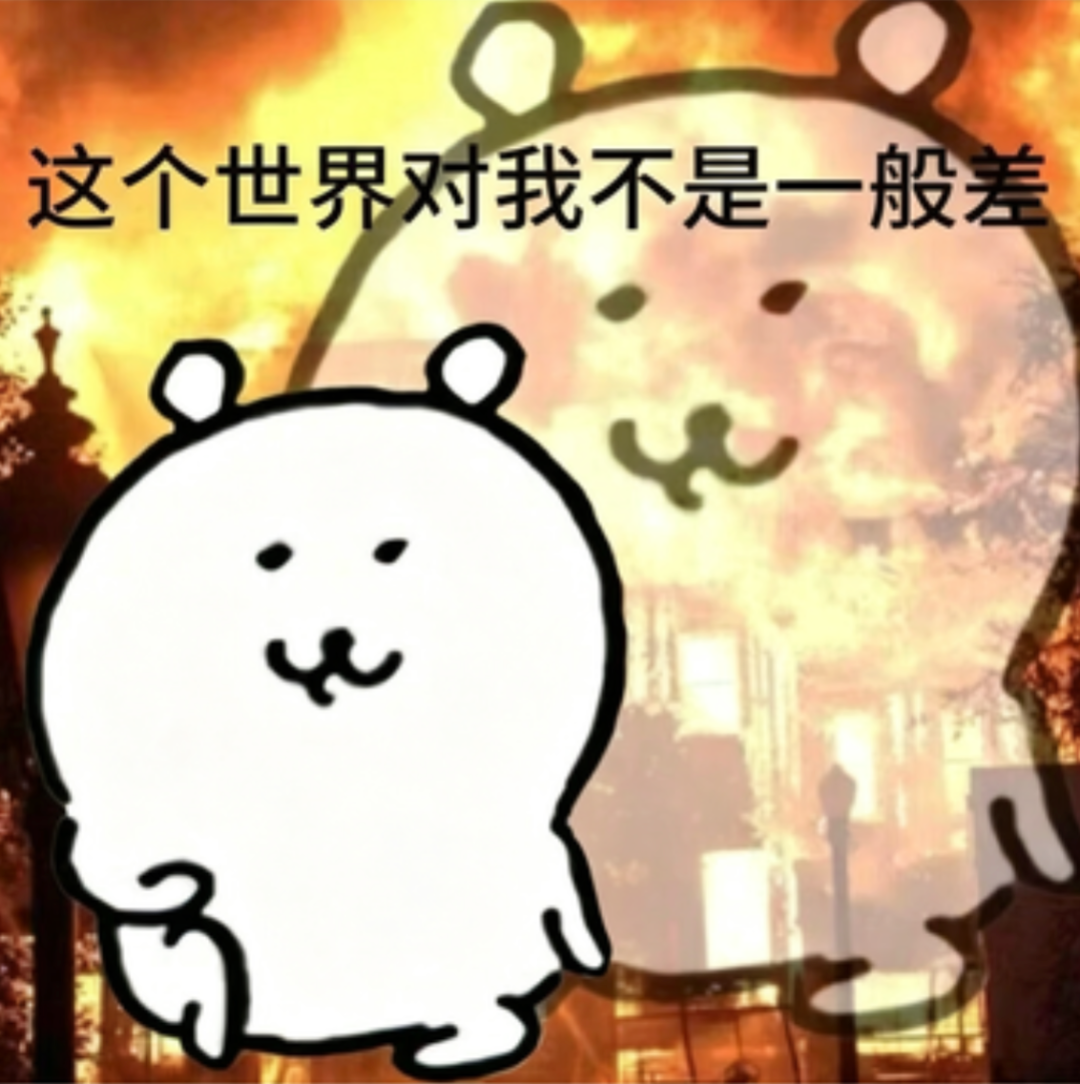 小熊身处火灾背景，吐槽世界对我不是一般差 表情包｜一巴掌把你治好Meme GIF - MemeVerse, Never Lose a Meme ...