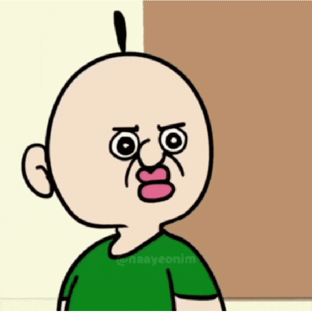 玉姬邦邦表情包合集 生气嘟嘴的光头卡通人物，表情超凶超可爱表情包图片gif动图 - 求表情网,斗图从此不求人!