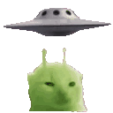 绿色外星猫表情包 外星飞碟降临,绿脸猫咪一脸懵的搞笑表情包表情包图片gif动图 - 求表情网,斗图从此不求人!