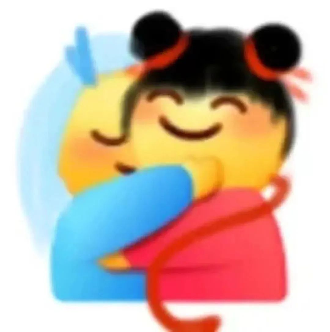 藕饼小黄脸 阴阳拥抱掐脖子表情包 可爱卡通形象相拥，传递温馨甜蜜氛围的有爱表情包表情包图片动图 求表情网斗图从此不求人 