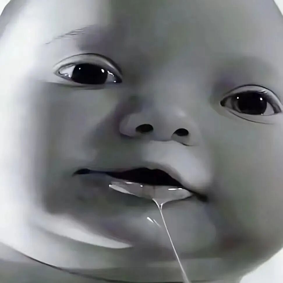 papa小孩搞怪猎奇表情包 灰调诡异婴儿流口水,眼神怪异的惊悚表情包表情包图片gif动图 - 求表情网,斗图从此不求人!
